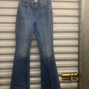 Nwt Mother Superior The Weekender jeans in It's A Small World sz 24